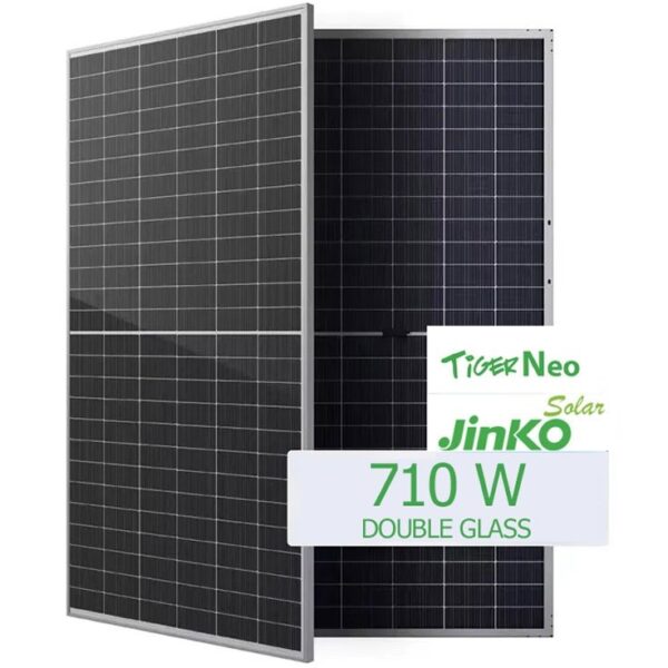 پنل 710 وات مونو کریستال برند jinko solar  بایفیشیال (دوطرفه)