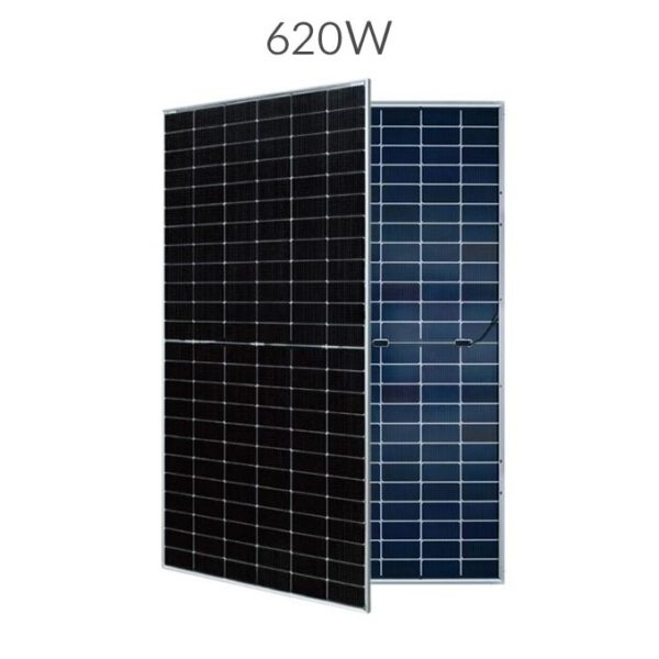 پنل خورشیدی 620 وات N-Type دوطرفه مونوکریستال برند GCL